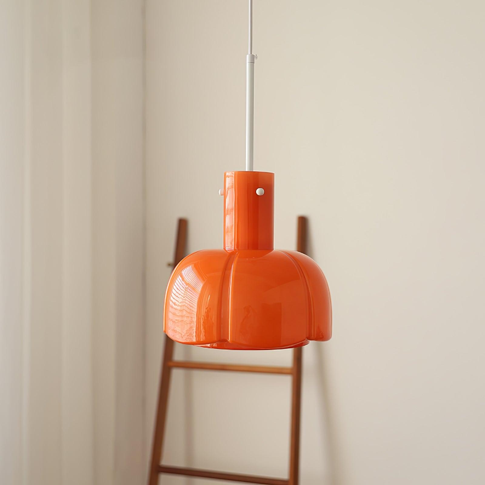Middeleeuwse stijl glazen knop hanglamp HL619
