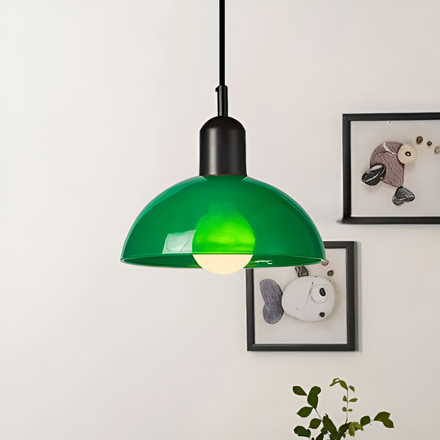 Aurora Nordic kleurrijke komvormige hanglamp HL3369