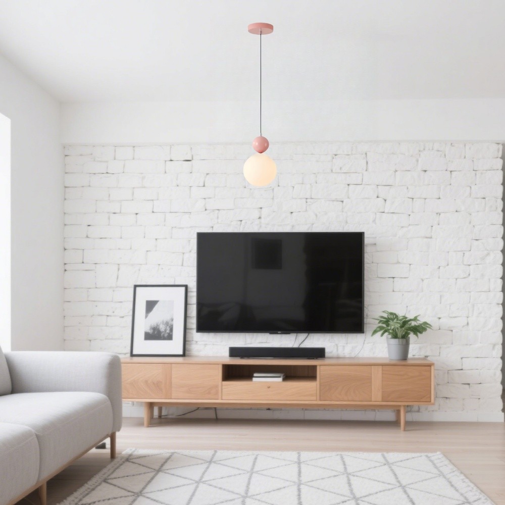 Kleurrijke glazen bolvormige hanglamp - Nordic Globe Lamp voor bar HL1331