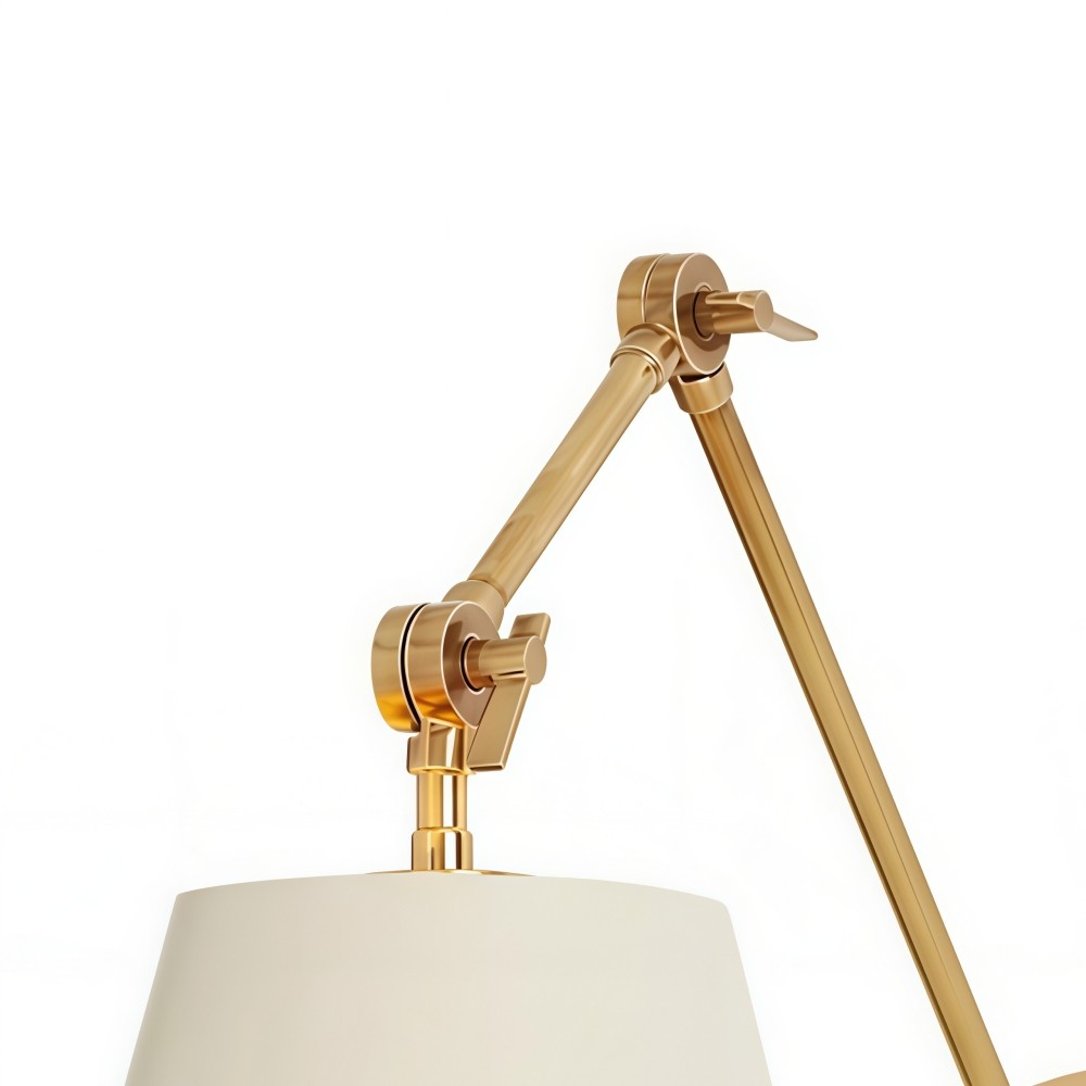 Foldray Scalloped Task Sconce - Leren wandlamp voor thuis HL1379