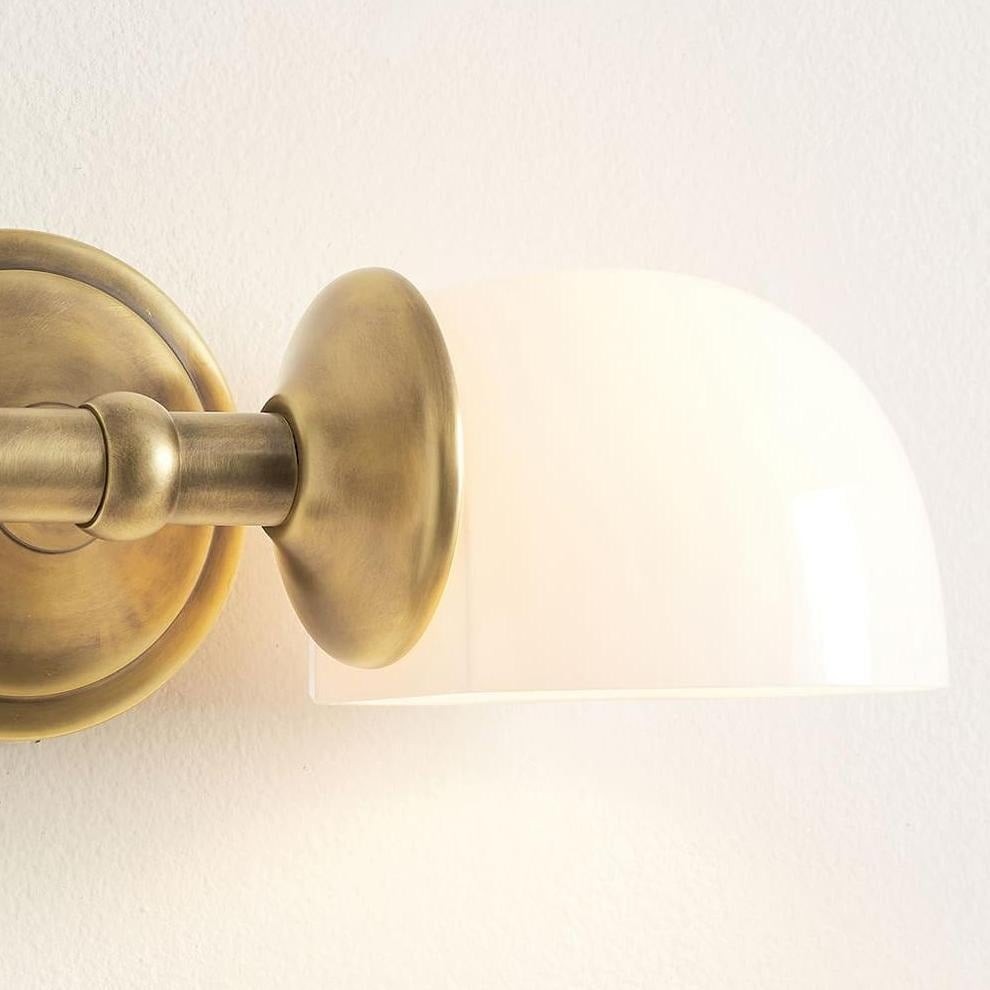 Moderne Mercer dubbele horizontale metalen wandlamp HL1413