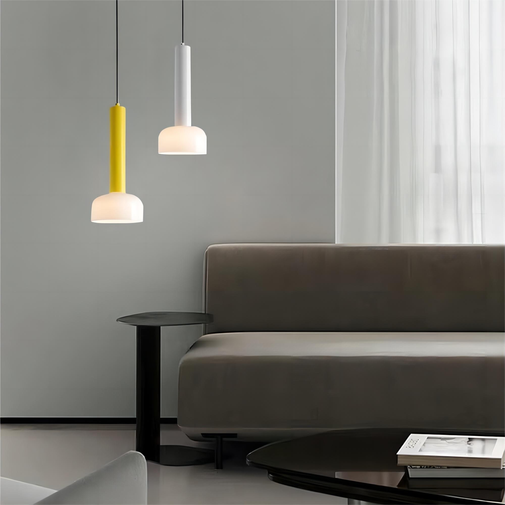 Eigentijdse Design Italiaanse Glazen Cilinder Hanglamp HL92