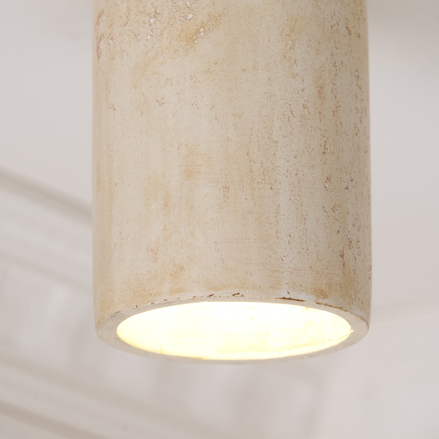 Marmeren Travertijn Kolom Plafondlamp HL901