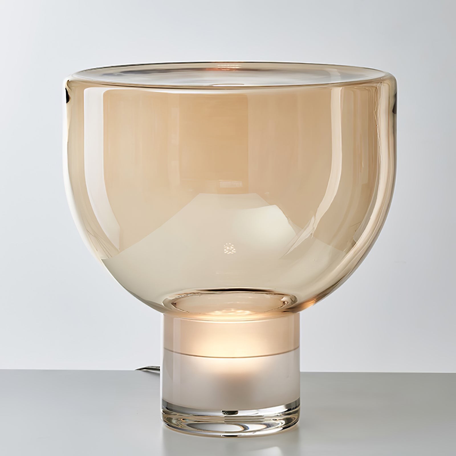 Nordic Eenvoudige Moderne Luxe Glazen Tafellamp Voor Studeerkamer HL342