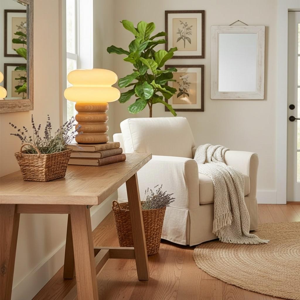 Auralume Moderne Accent Tafellamp – Elegant Design Lamp voor Leestafel of Woonkamer HL2341