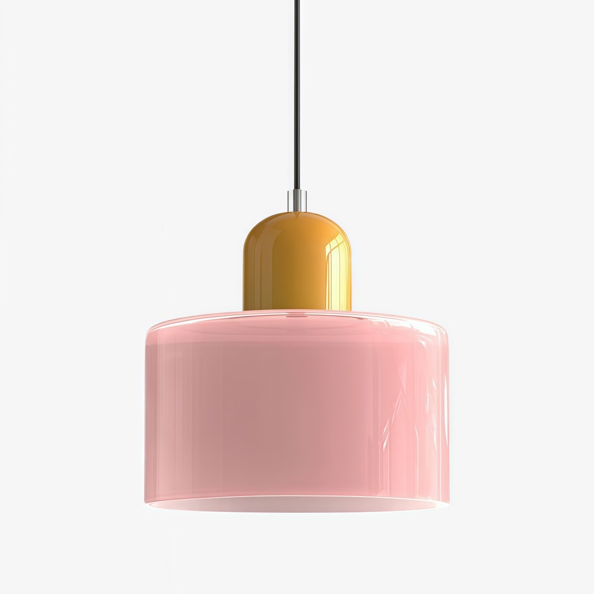 Kalo Cilinder Hanglamp - Glazen Lamp in Scandinavische Stijl voor Eet en Slaapkamer HL107