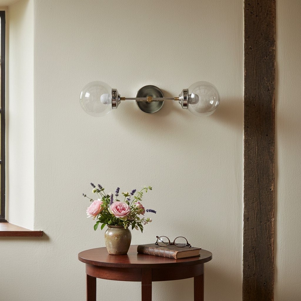 Lumio Globe Veelzijdige Wandlamp - Dimbaar Licht voor Badkamer en Gang HL1715
