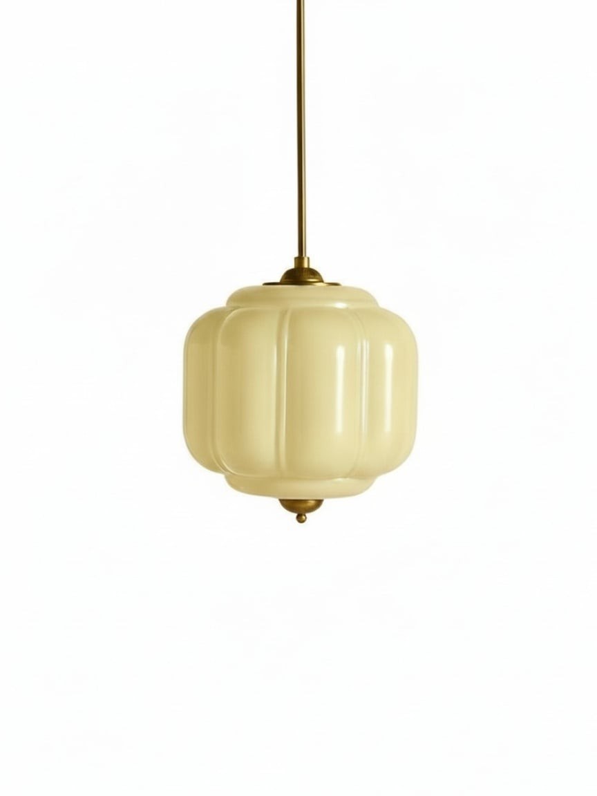 Eloise Vintage Glazen Kroonluchter - Melkglas Home Accent HL1651