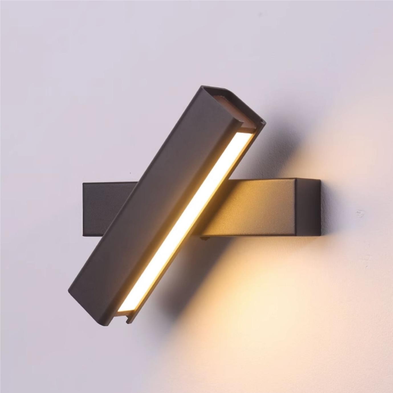Minimalistische draaibare aluminium wandlamp voor slaapkamer HL114