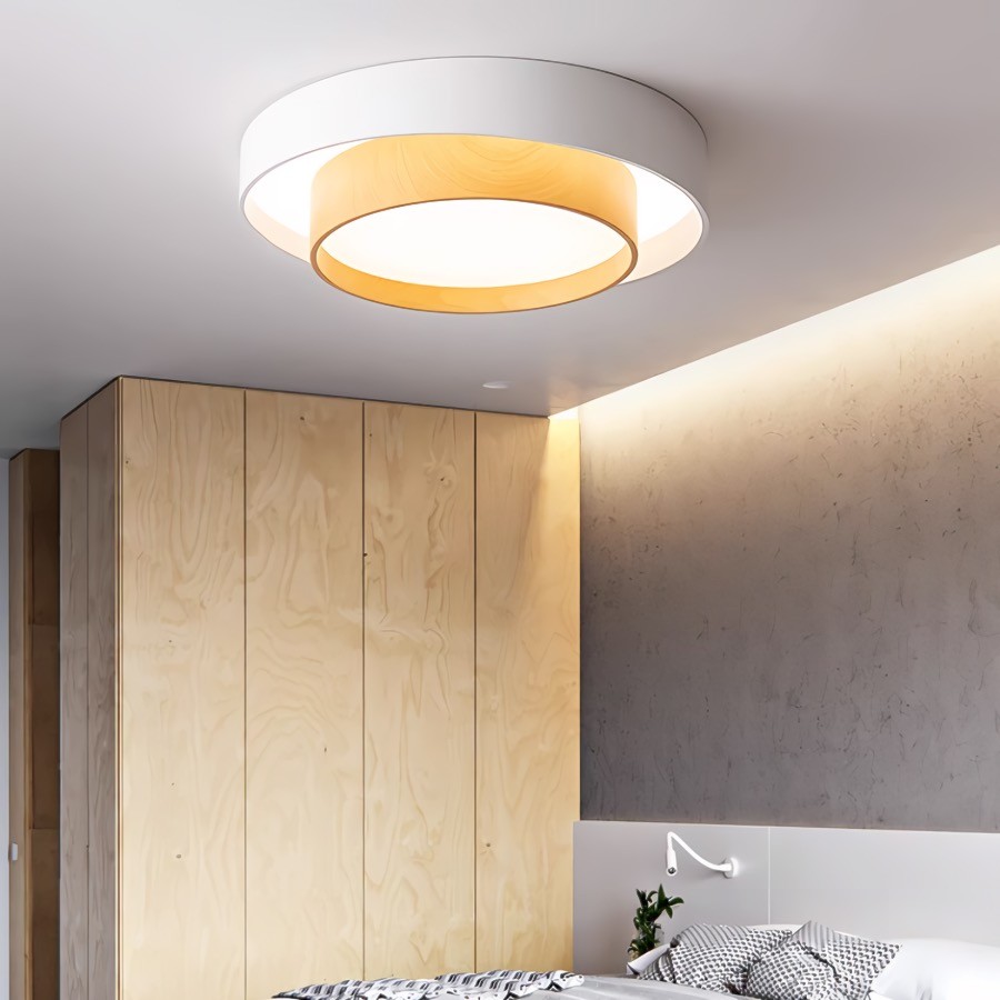 Dubbele Ronde Schijf Melody Plafondlamp HL265