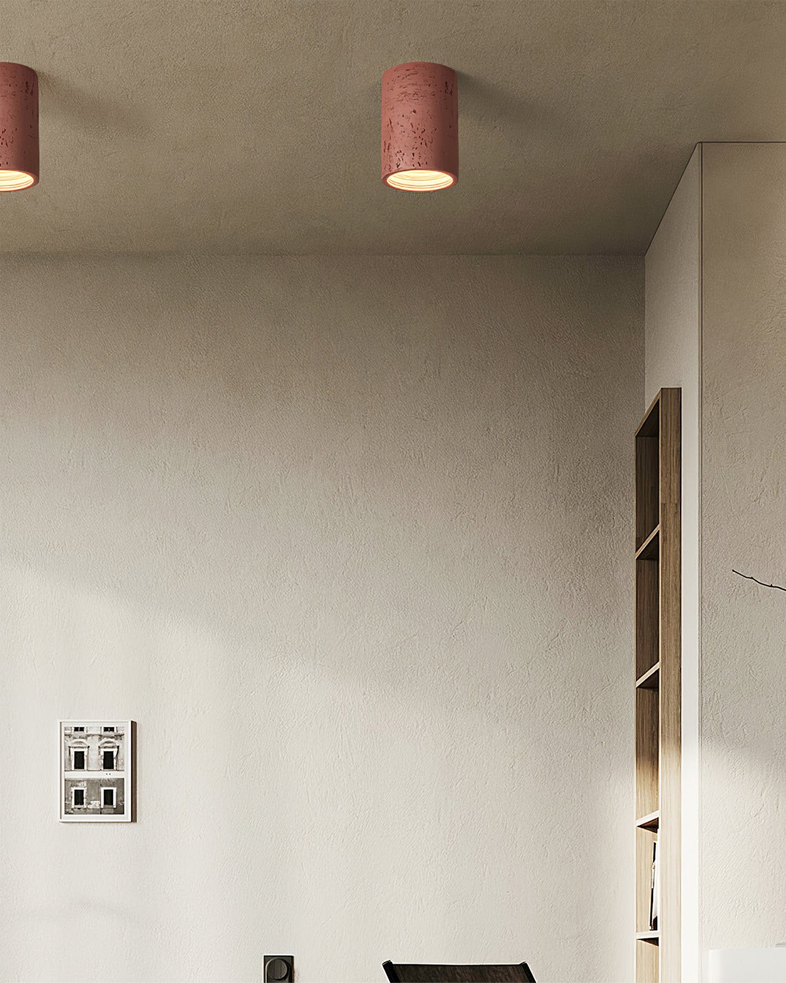Moderne Wabi-Sabi cilindrische plafondlamp HL513