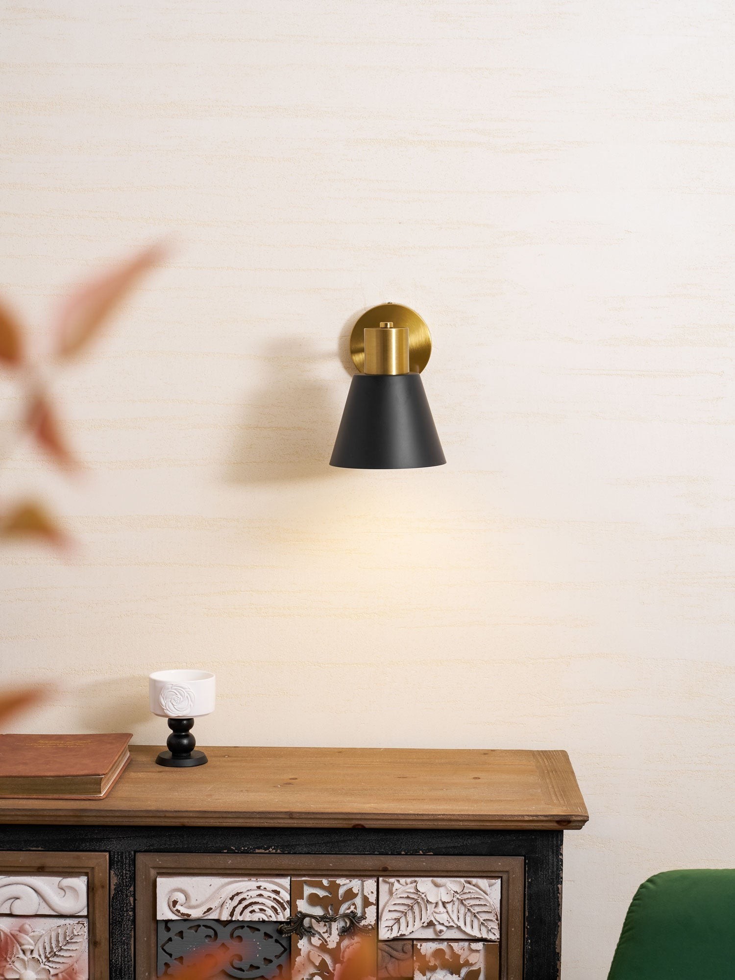 Verstelbare wandlamp met arm HL2926