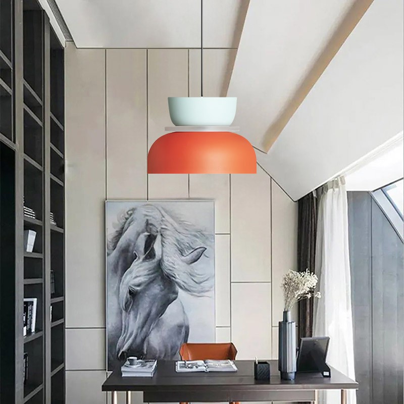 Macri Acryl Kleurrijke Komvormige Hanglamp - Moderne Levendige Hanglamp voor de Keuken