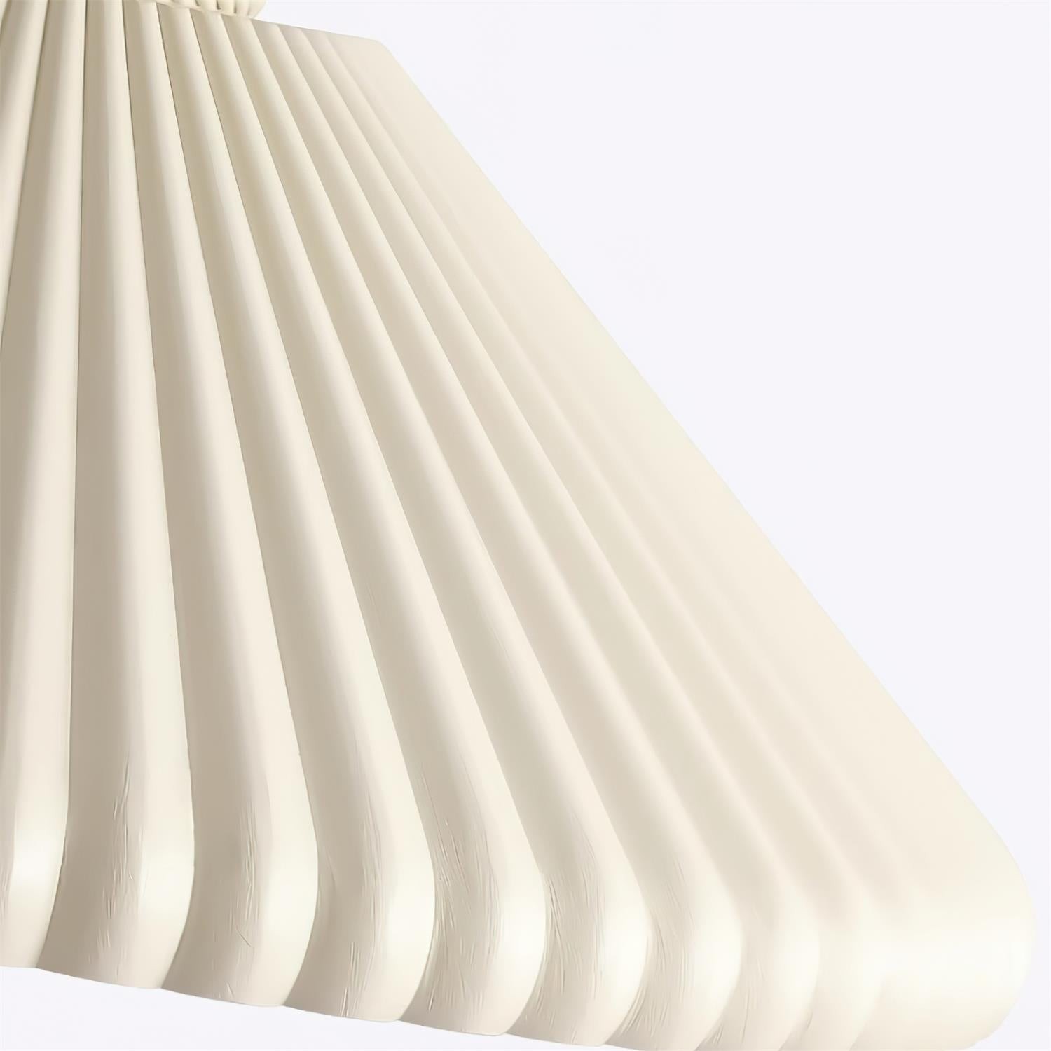 Crèmekleurige kegelvormige gestreepte hanglamp HL723