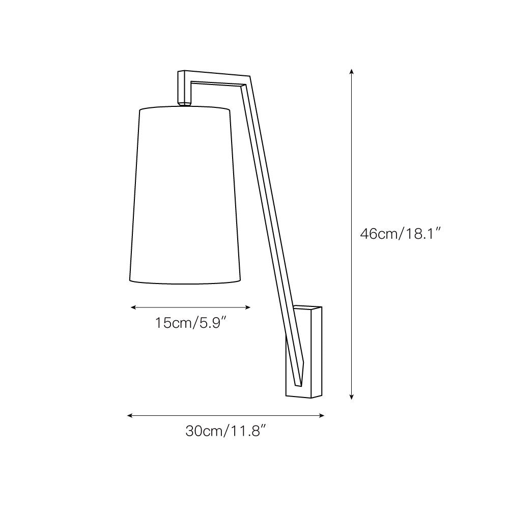 Monty wandlamp HL3153
