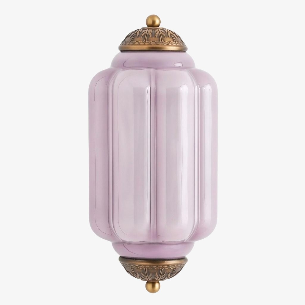 Eloise Messing Wandlamp – Elegante Melkglas Vintage Verlichting HL1652
