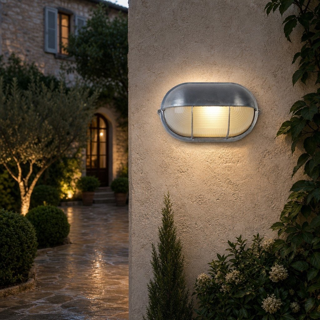 Morvane Industriële Buitenwandlamp - Retro Metalen Armatuur voor Entree, Terras, Buiten HL2549