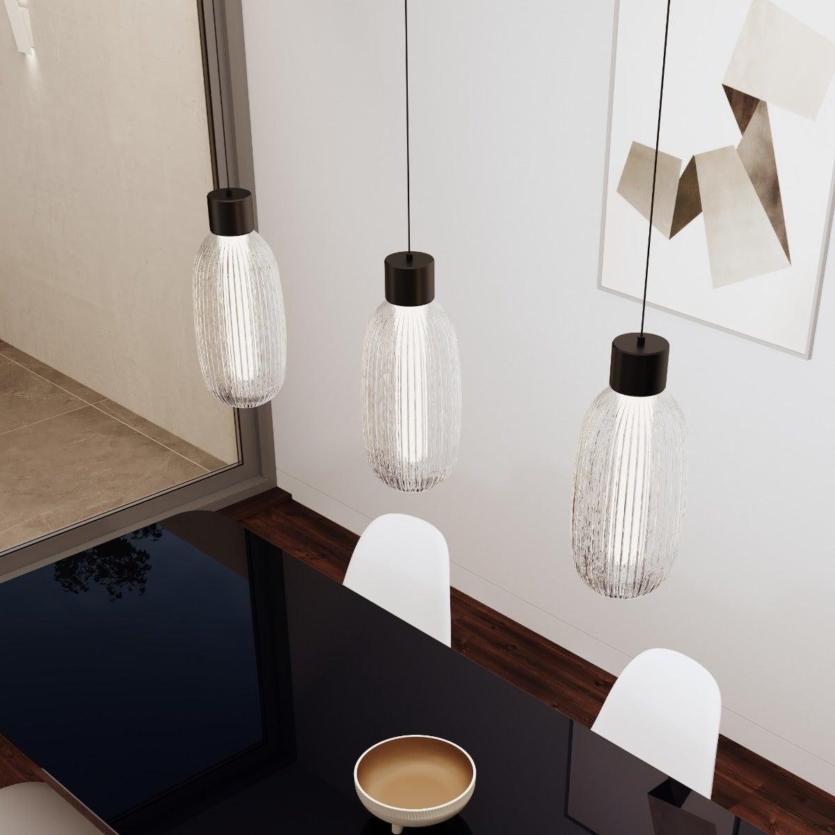 Nordic gestreepte lantaarn hanglamp HL521