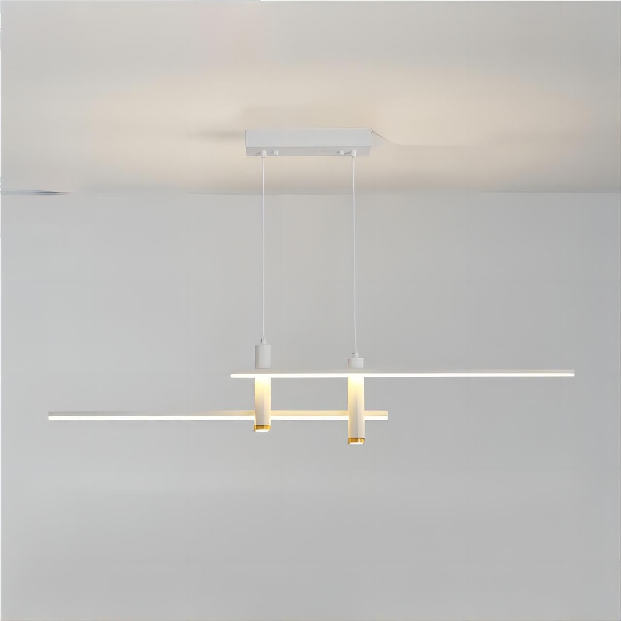 Moderne meerlaagse lineaire dimbare hanglamp HL150