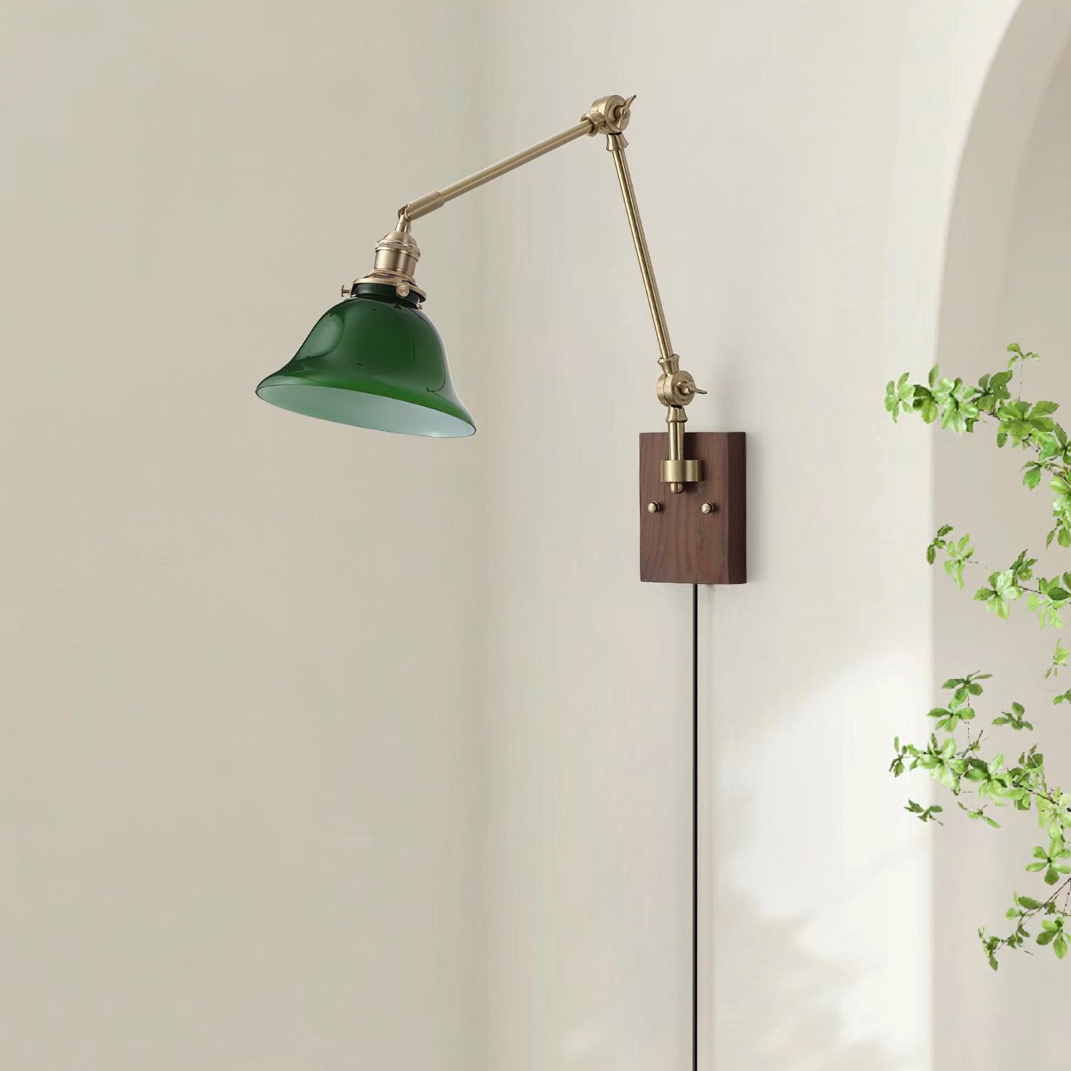 Banker Swing Arm Plug In Wandlamp HL369