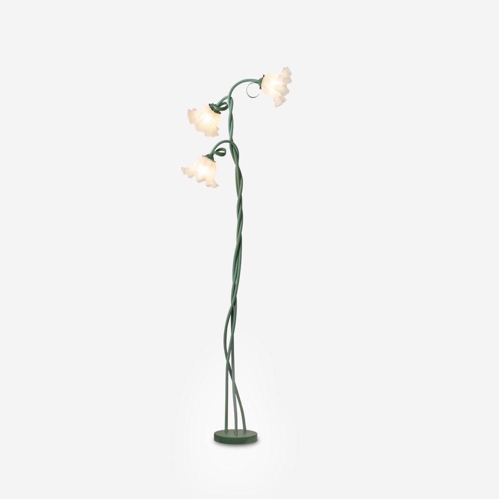 Creatieve multi-kops wikkelbloemvormige vloerlamp HL403
