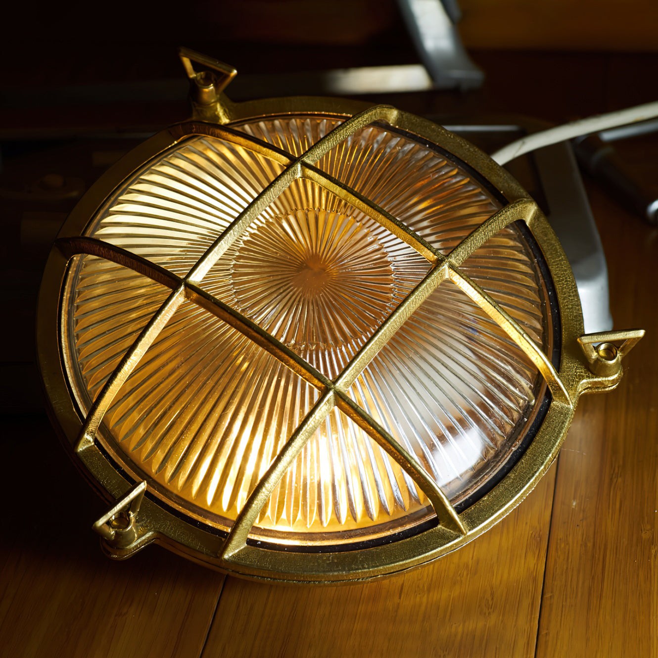 Fremantle messing bunkerwandlamp HL3189