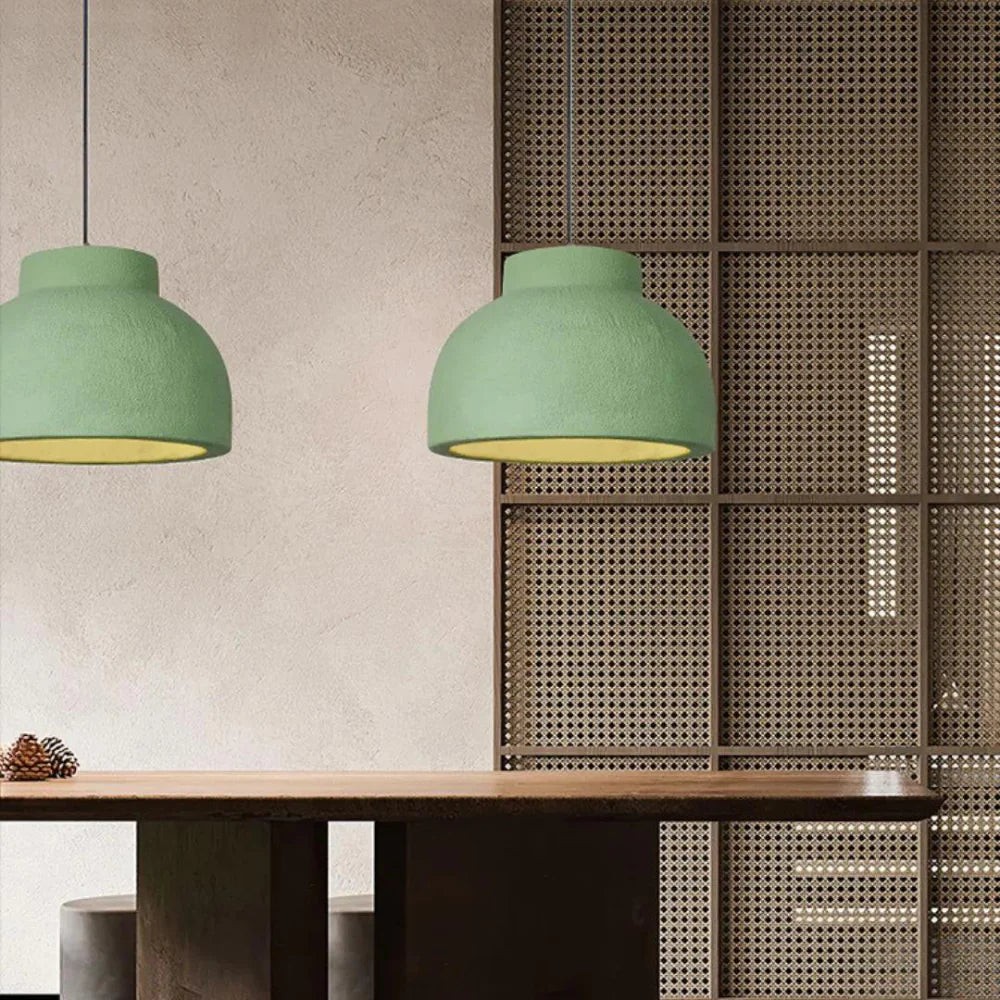 Minimalistische hanglamp van polystyreen met Nordic Bowl-design HL3382