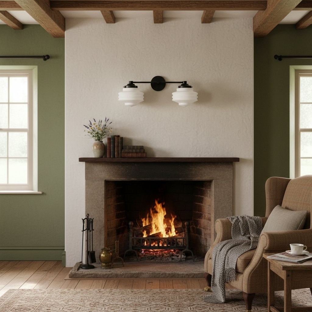 Geotower Glazen Moderne Wandlamp - Glazen Bollamp - Elegante Armatuur HL1701
