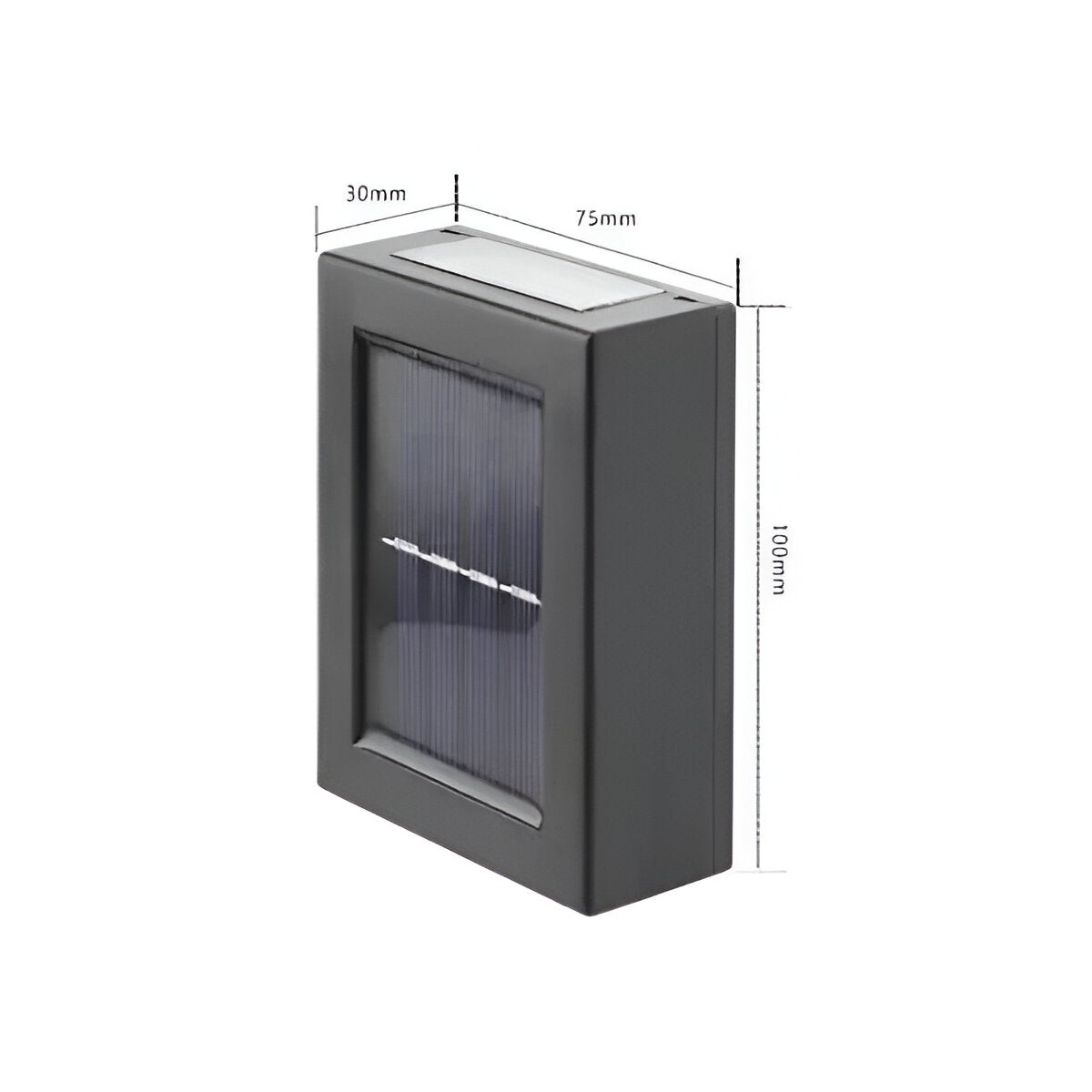 Waterdichte LED-wandlamp op zonne-energie, IP65, HL1261