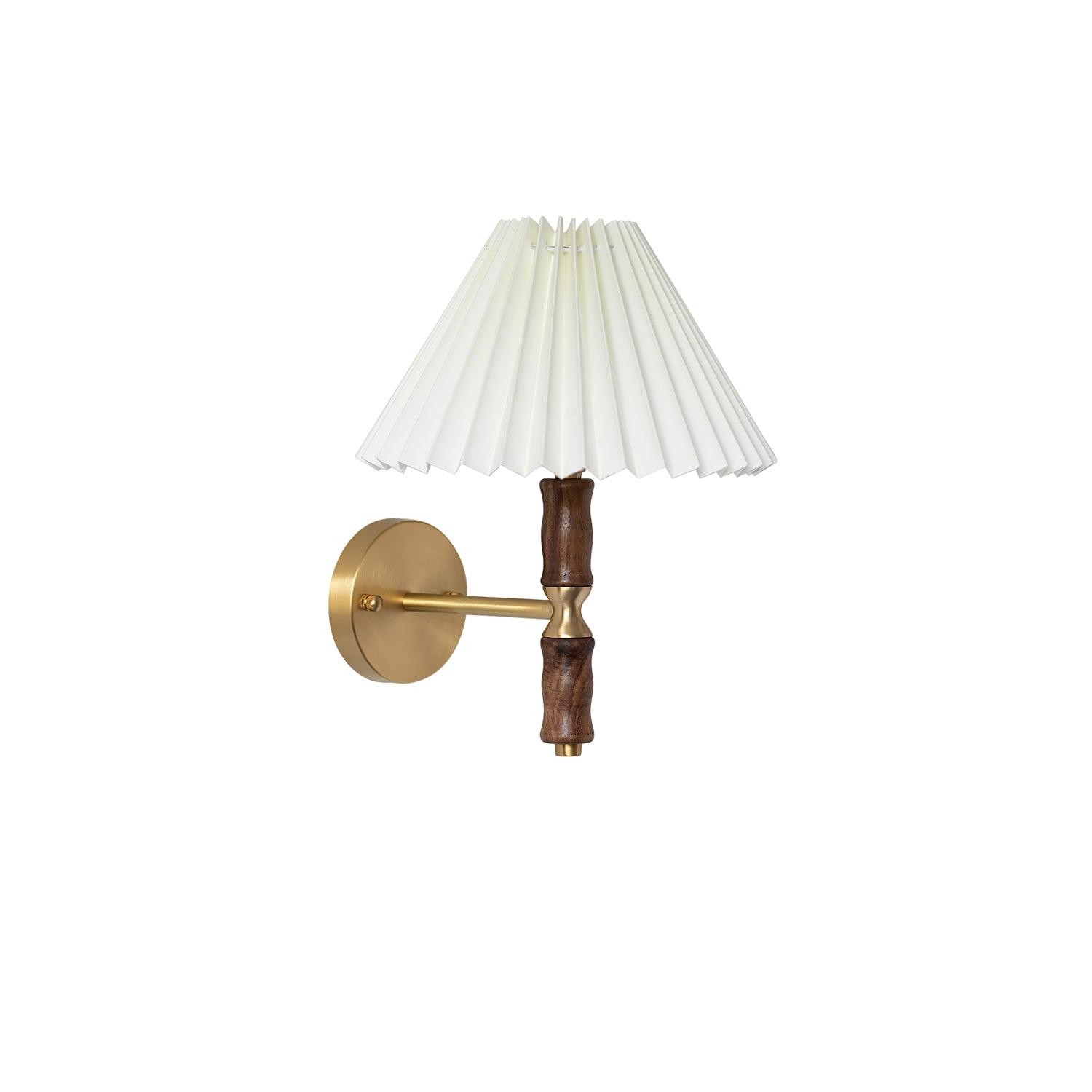 Japanse Retro Walnoot Sfeer Wandlamp Voor Slaapkamer HL807