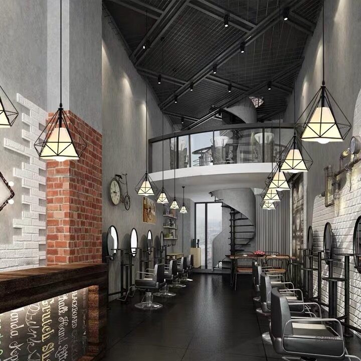 Diamond cage hanglamp