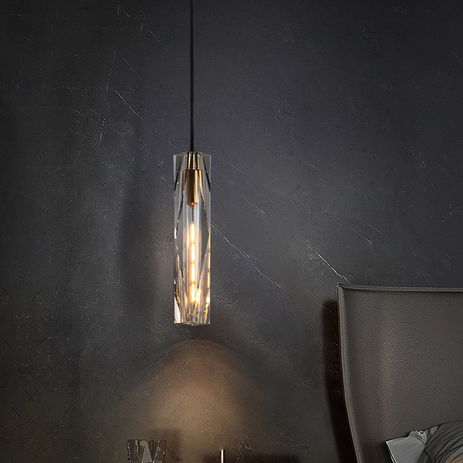 Kristallen koperen hanglamp HL1130