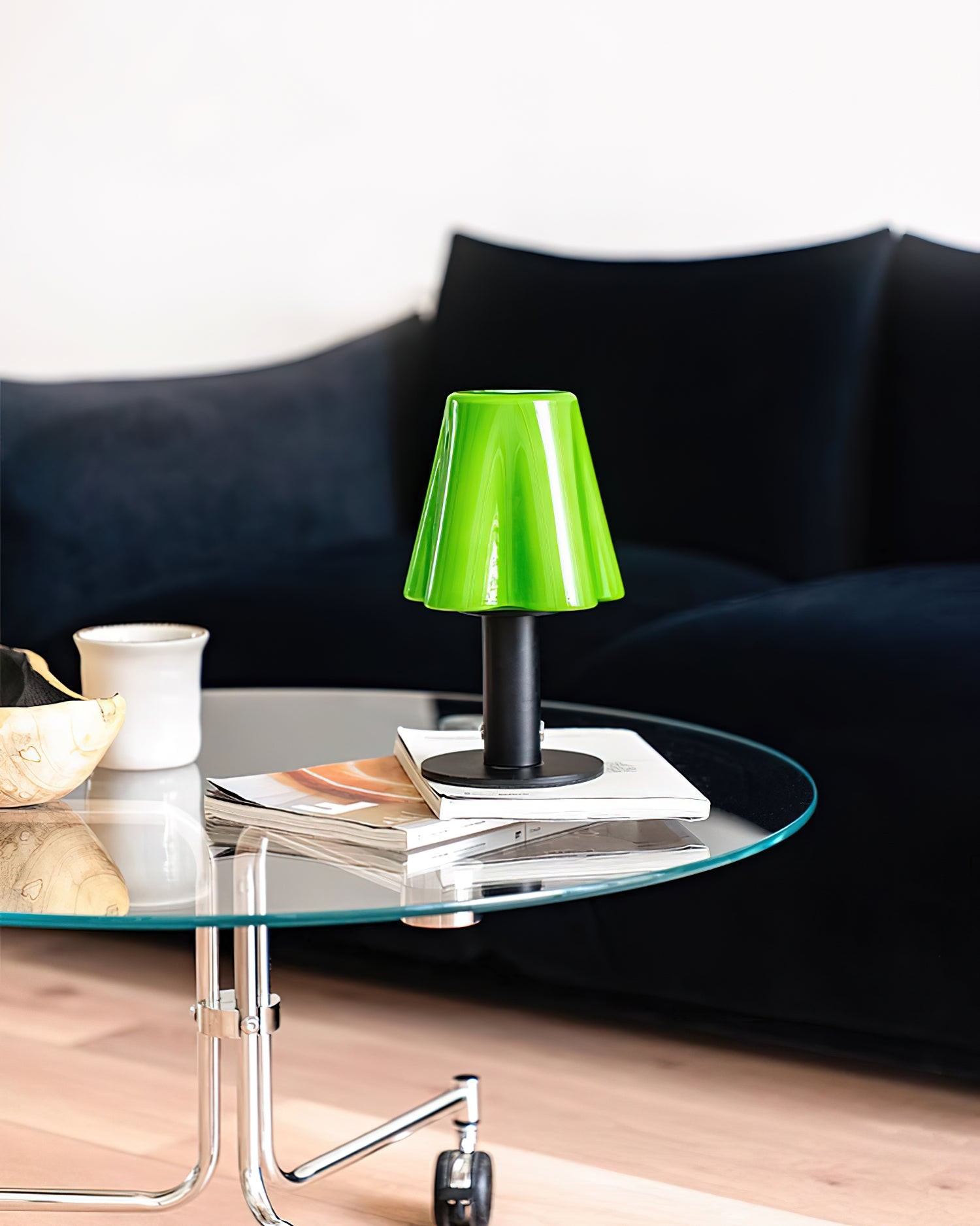 Moskleurige tafellamp HL2662