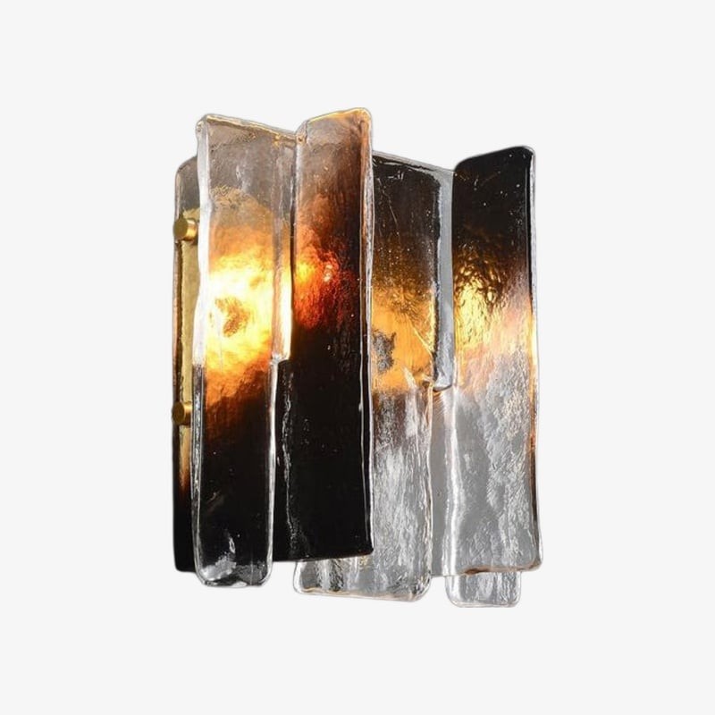 Lumiridge moderne wandlamp – minimalistisch design, armatuur van metaal en glas voor de woonkamer HL2352