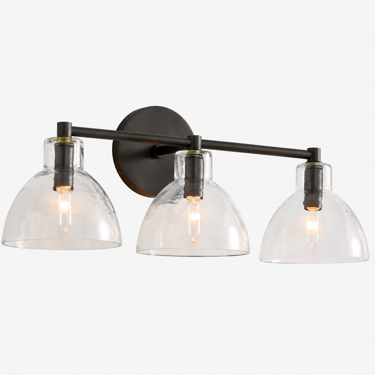 Glavira Gerecycled Glas Dubbele Wandlamp - Binnen Wandverlichting van Messing HL1558