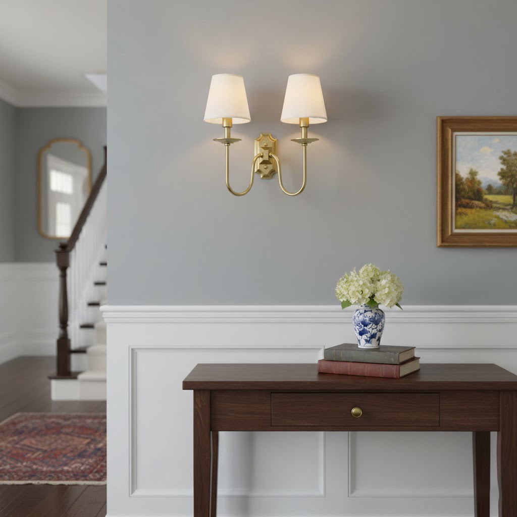 Demeter dubbele wandlamp HL3147