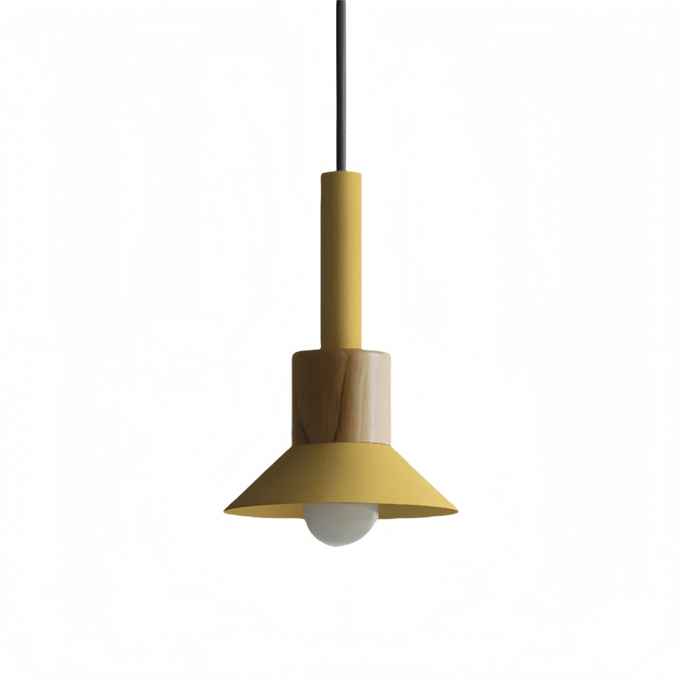 Macaron Iron Hanglamp - Geometrische Houten Lamp voor de Entree HL1065