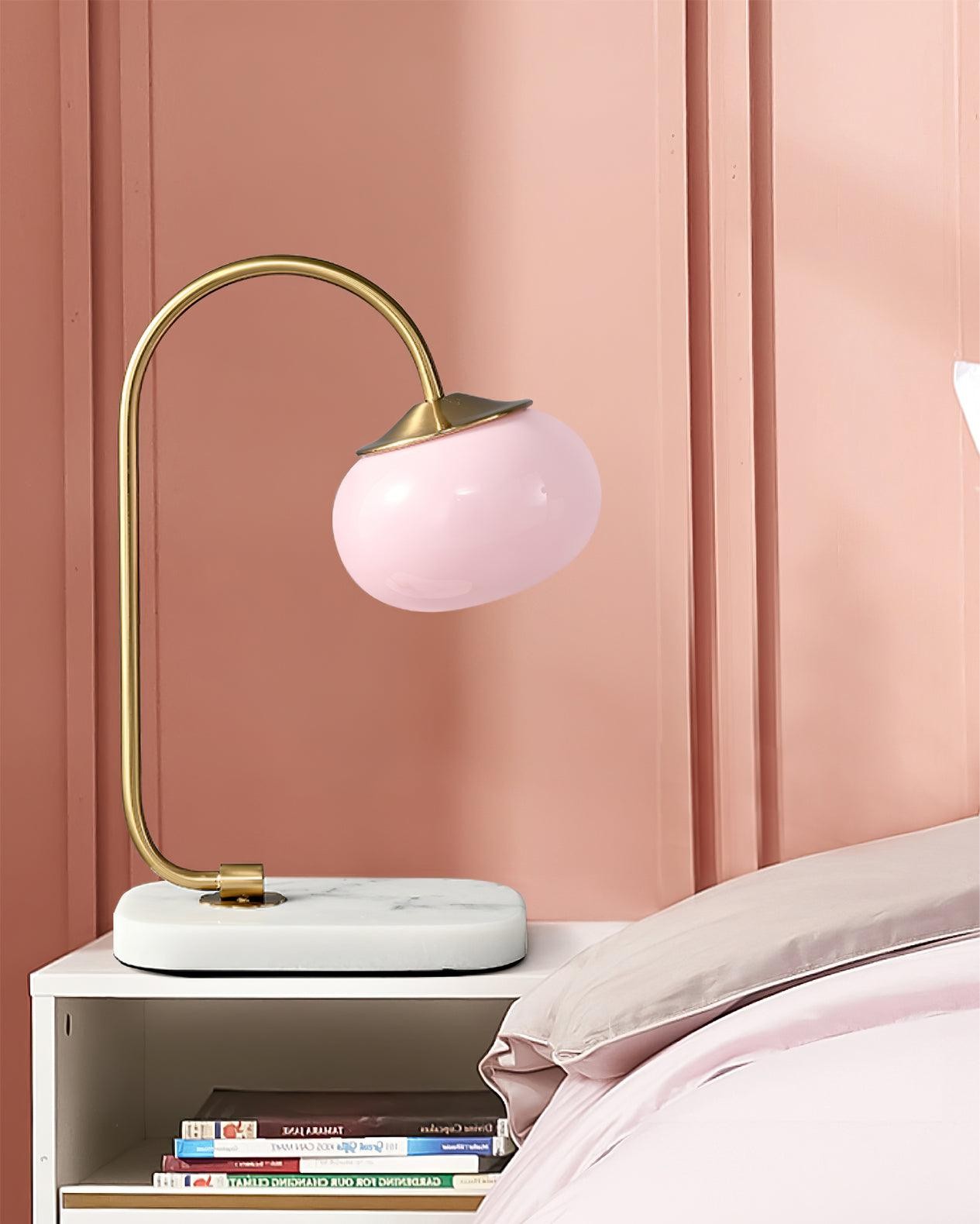 Scandinavische crèmekleurige bal tafellamp voor woonkamer HL597