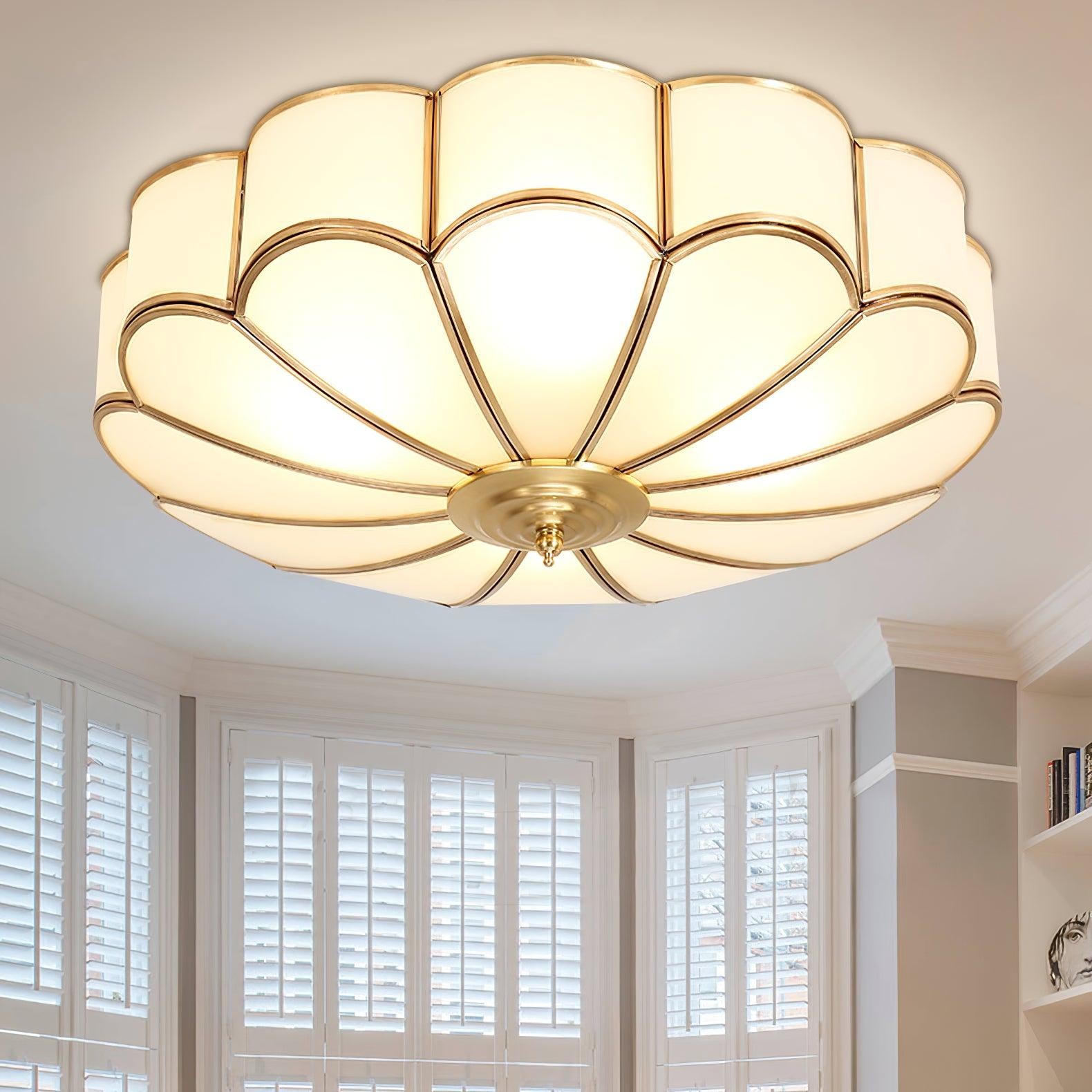 Moderne Bloemvormige Plafondlamp met Opbouw HL298