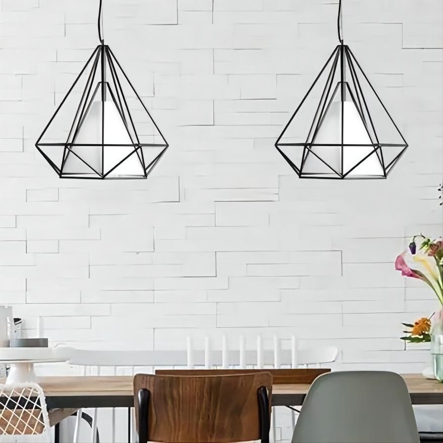 Diamond cage hanglamp