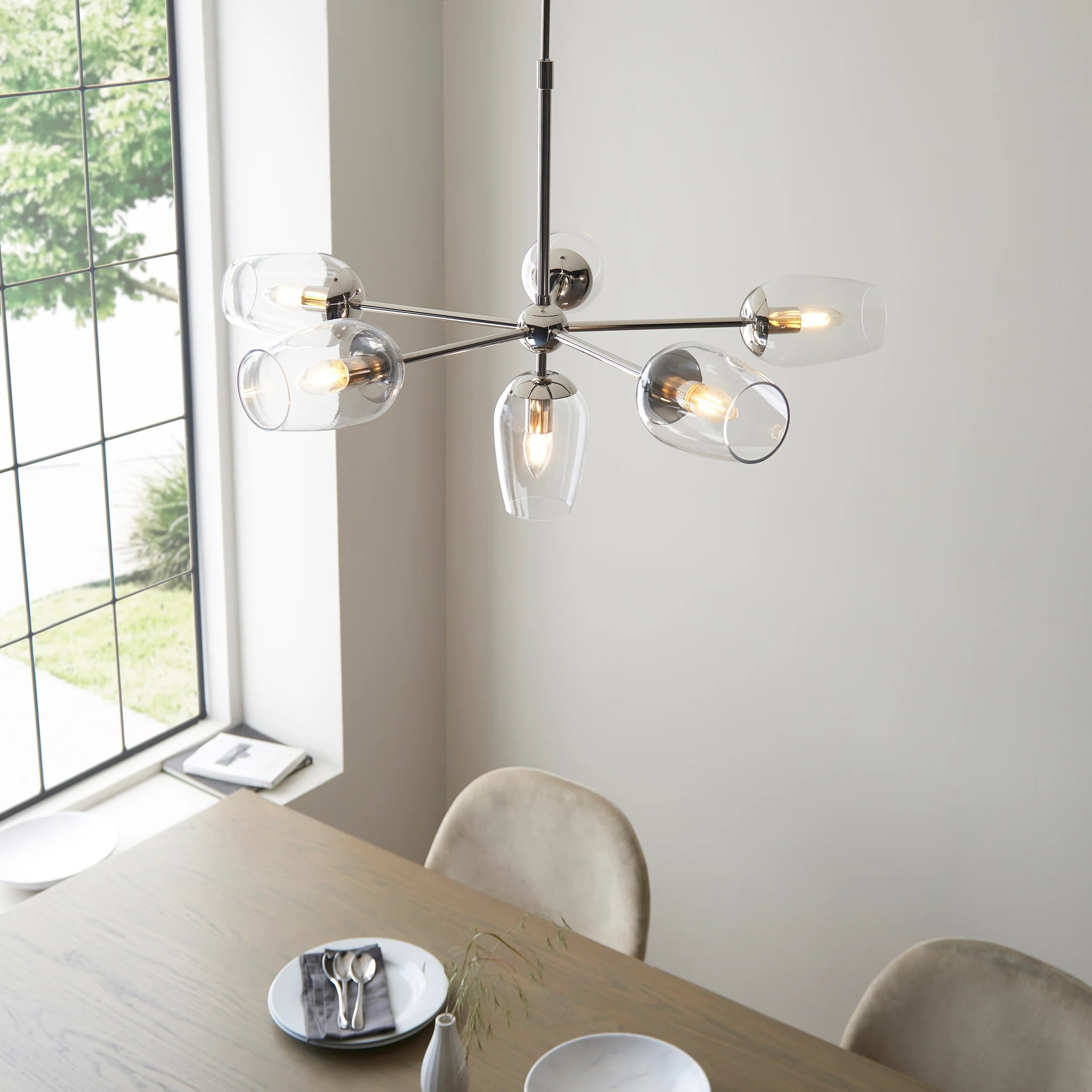 Serion Kristallen Glazen Hanglamp Moderne Kroonluchter - Opvallende Verlichting voor Horeca & Residentiële Ruimtes HL2150