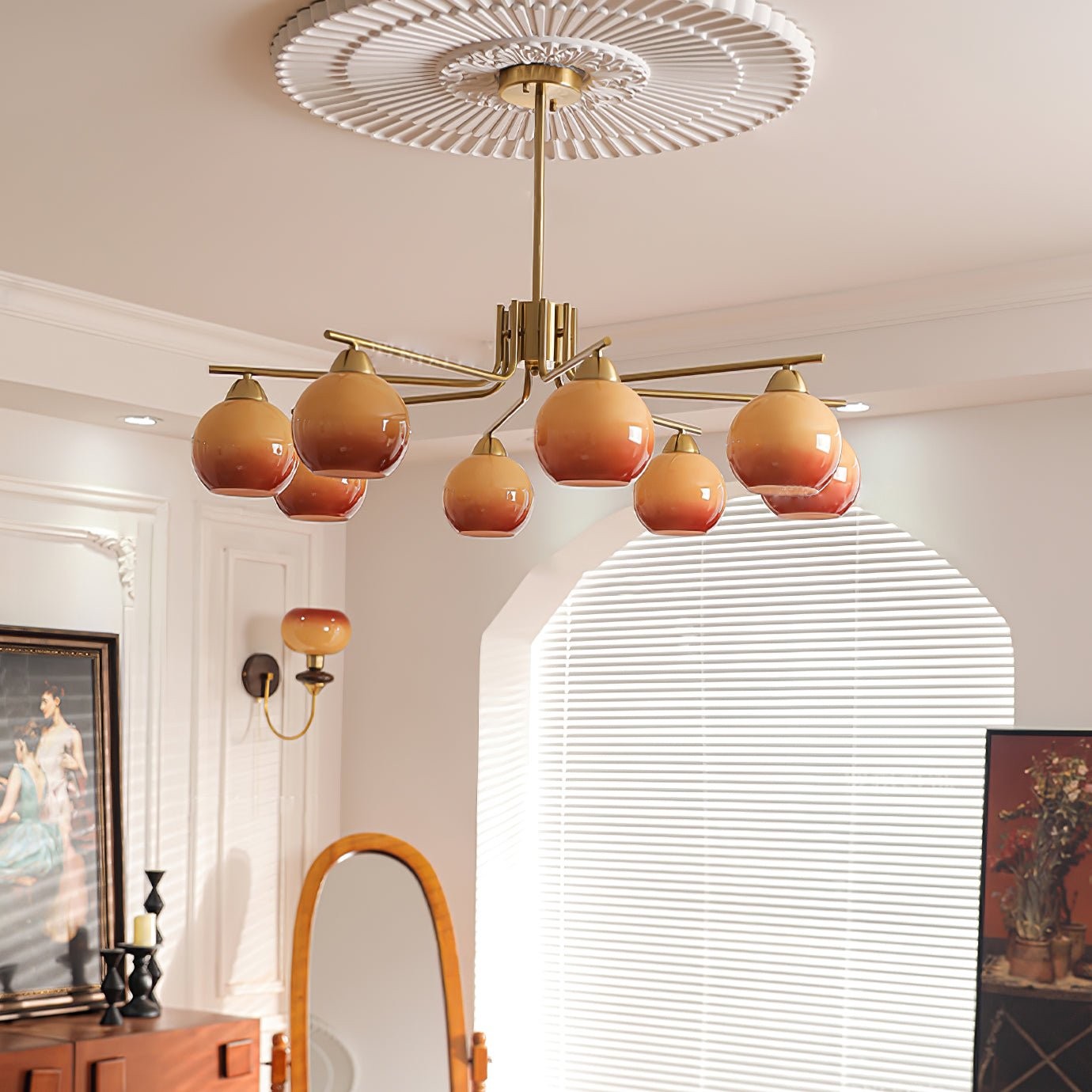 Creatieve Karamel Bolvormige Hanglamp HL410