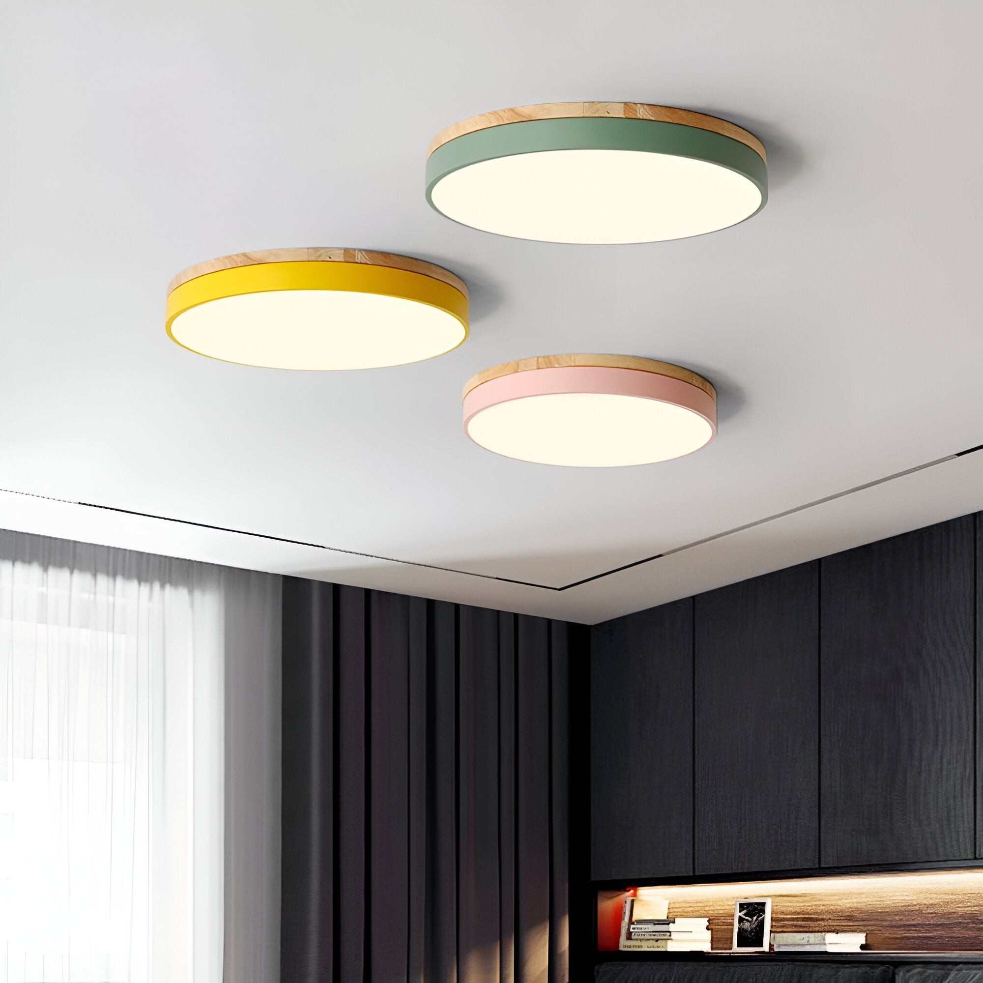 Nordic LED ronde plafondlamp van acryl, minimalistisch design HL1289