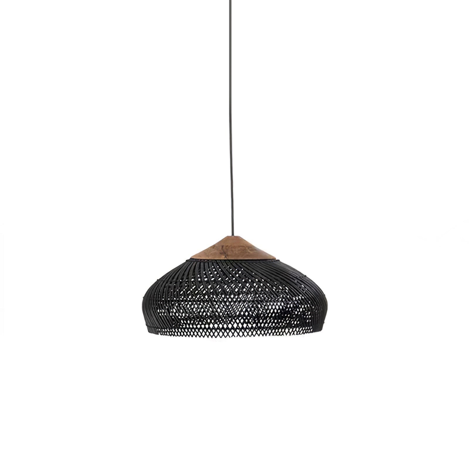 Harp gevlochten rotan hanglamp HL1402