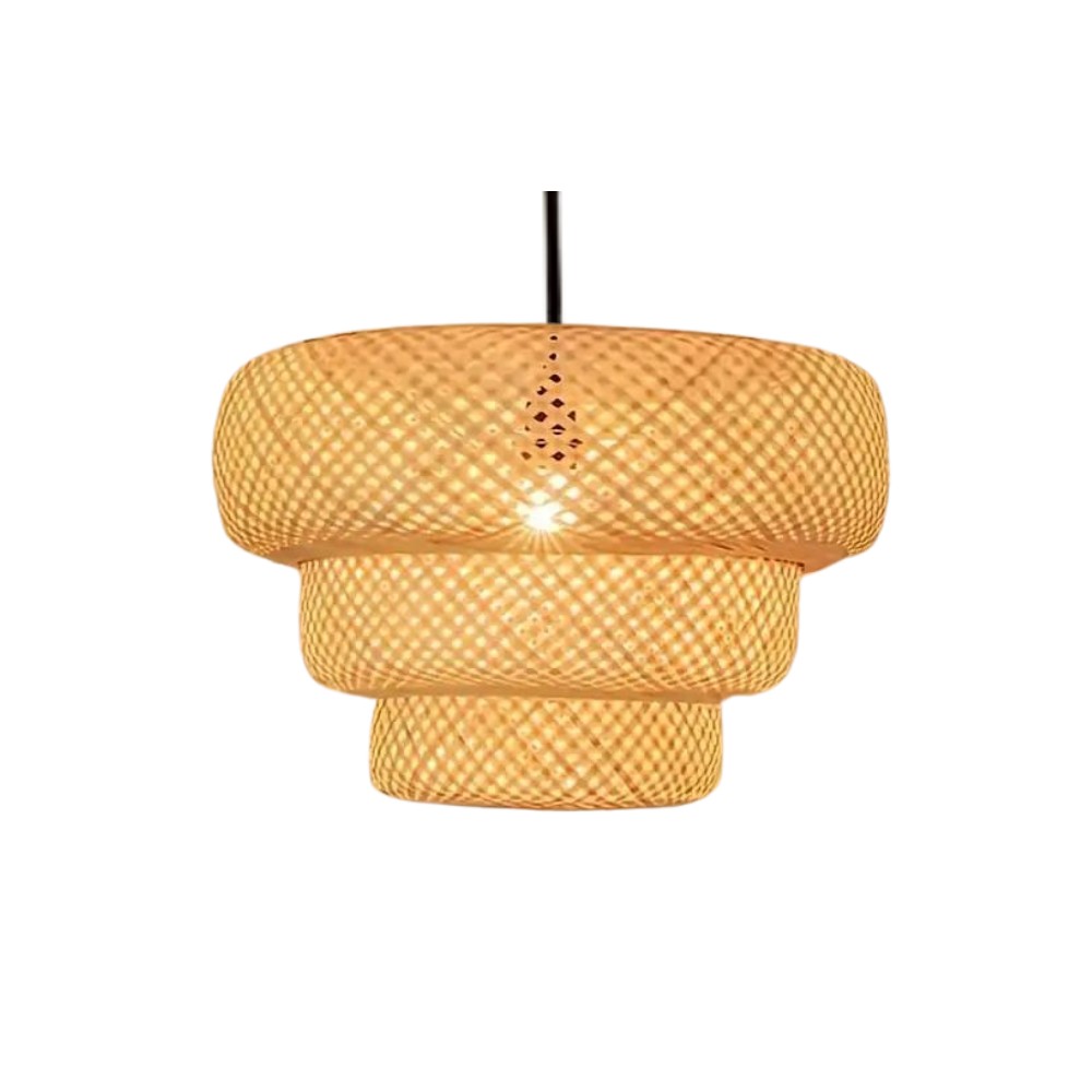Boho bamboe hanglamp HL3450