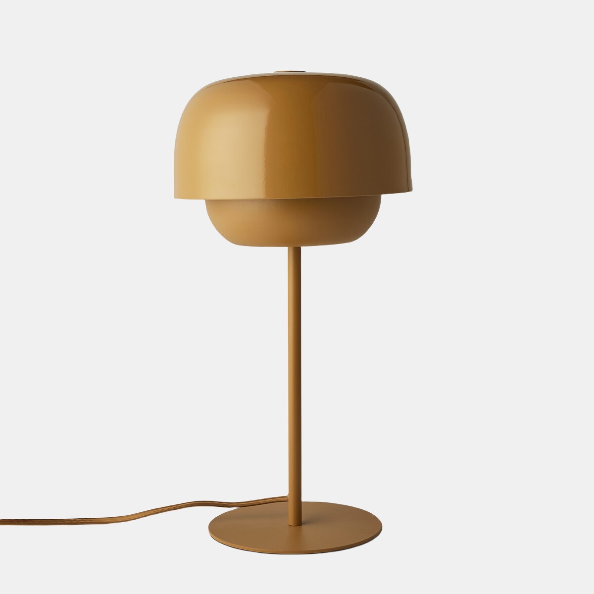 Clinco Tafellamp met Ronde Kap - Moderne Metalen Sfeerlamp voor Bureau en Nachtkastje HL1776