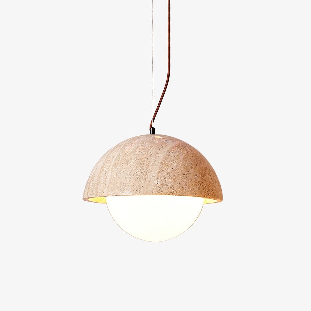 Travertine Creatieve Halfronde Hanglamp HL473