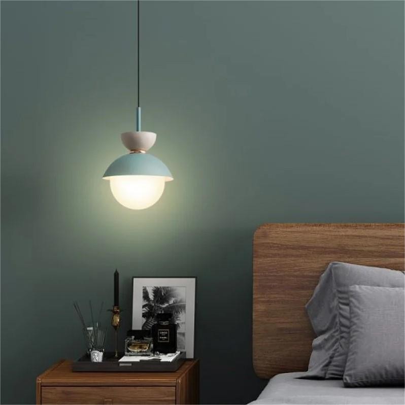 Noordse Aluminium Macaroon Bal Vorm Slaapkamer Hanglamp HL87
