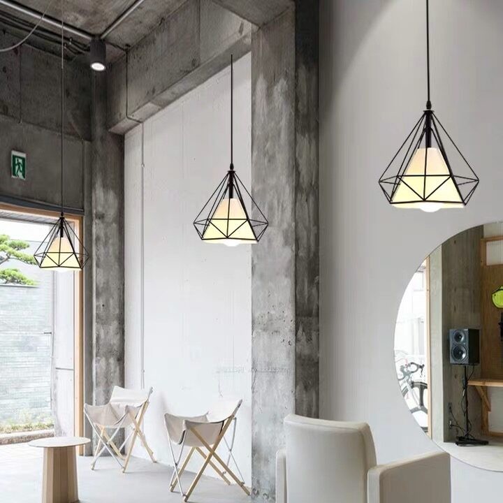 Diamond cage hanglamp