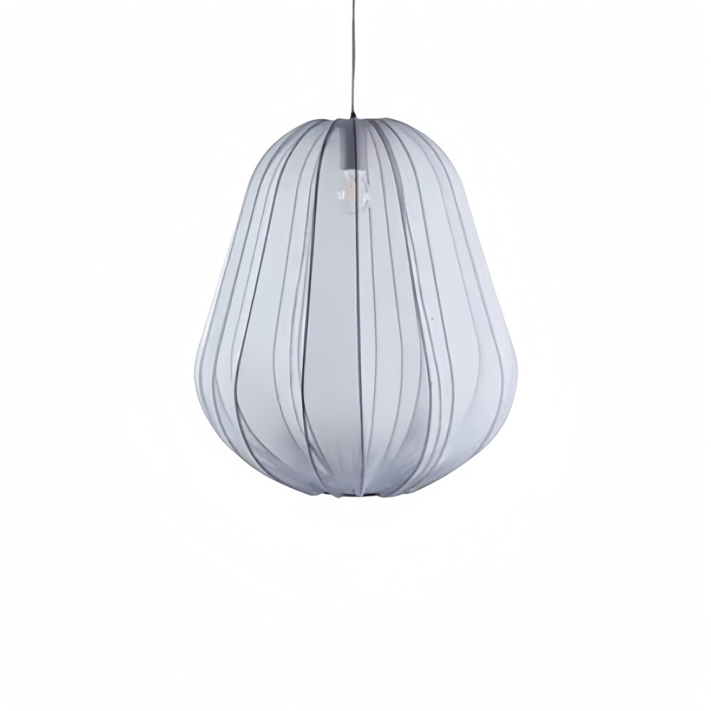 Witte stoffen hanglamp - Nordic lantaarnkap voor slaapkamer HL1316